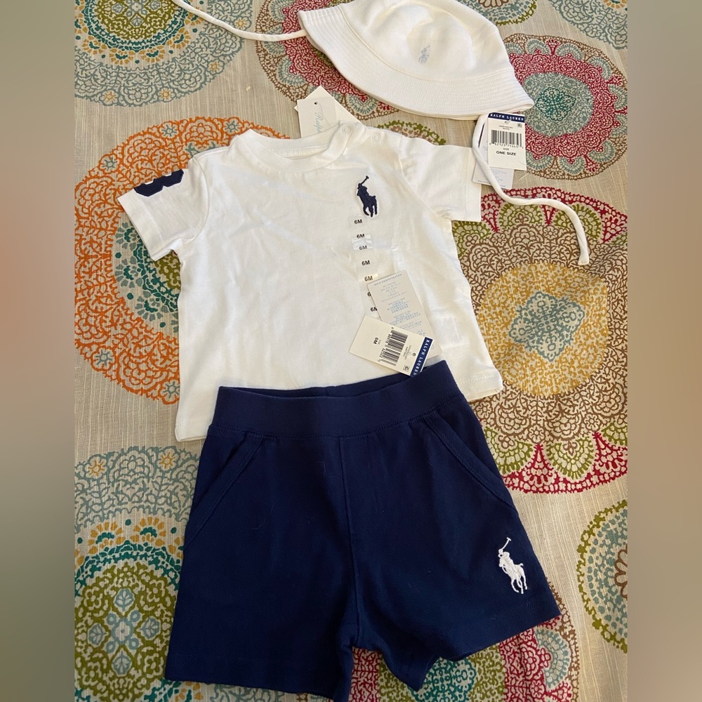 NWT 6M summer Ralph Lauren outfit